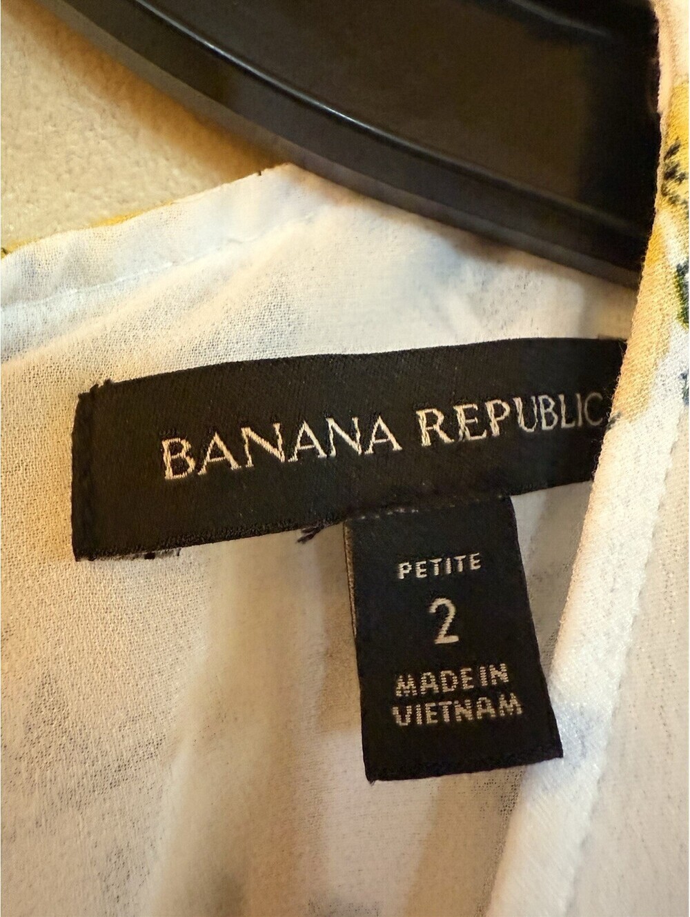 Banana Republic Dixie Floral Jumpsuit,Blue, Yellow Floral SIZE 2 Petite - Picture 4 of 7